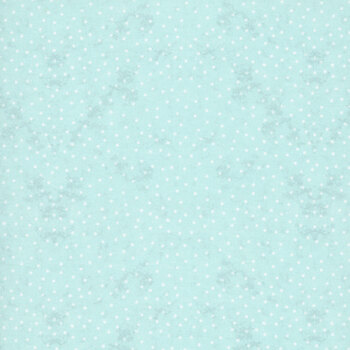 Snowy Greetings W105-038-505 Blue by Susan Winget for White Owl Textiles
