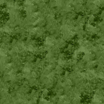 Snowy Greetings W105-039-675 Green by Susan Winget for White Owl Textiles, Image