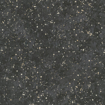 Poinsettia Radiance W110-012-700 Black by Joy Hall for White Owl Textiles