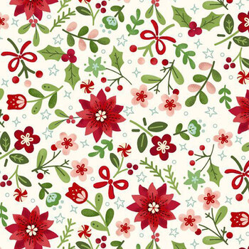 Peppermint & Pine R791909D-MULTI Winter Folk by Lamb Farm Designs for Marcus Fabrics, Image