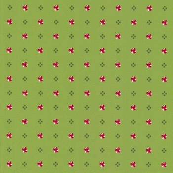 Peppermint & Pine R791912D-GREEN Peppermint by Lamb Farm Designs for Marcus Fabrics