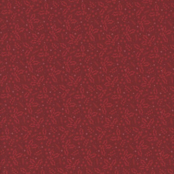 Peppermint & Pine R791914D-CRIMSON Holly by Lamb Farm Designs for Marcus Fabrics
