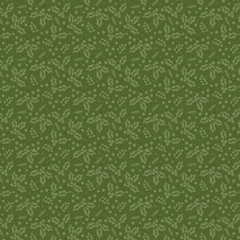 Peppermint & Pine R791914D-PINE Holly by Lamb Farm Designs for Marcus Fabrics, Image