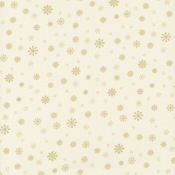 Peppermint & Pine R791915D-CREAM Snowflake by Lamb Farm Designs for Marcus Fabrics