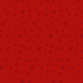Peppermint & Pine R791915D-POPPY Snowflake by Lamb Farm Designs for Marcus Fabrics, Image