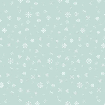 Peppermint & Pine R791915D-SKY Snowflake by Lamb Farm Designs for Marcus Fabrics, Image