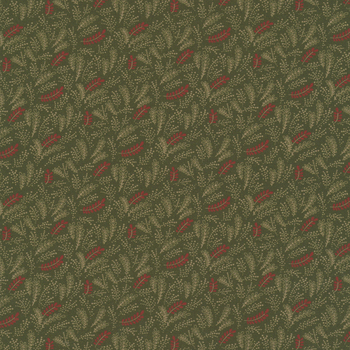 Pineberry Lane R172003D-GREEN Holiday Greenery by Pam Buda for Marcus Fabrics