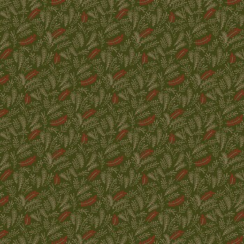 Pineberry Lane R172003D-GREEN Holiday Greenery by Pam Buda for Marcus Fabrics, Image