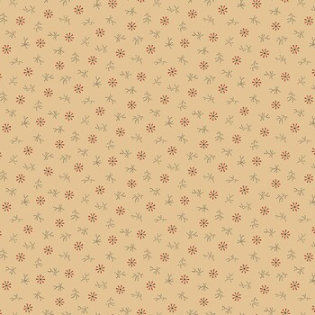 Pineberry Lane R172007D-CREAM Flakes by Pam Buda for Marcus Fabrics, Image