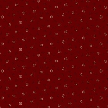 Pineberry Lane R172007D-RED Flakes by Pam Buda for Marcus Fabrics, Image