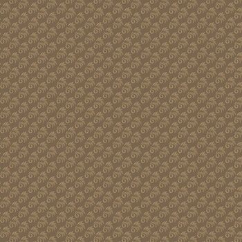 Yardley House R541957D-BROWN Feathery by Timeworn Toolbox Designs for Marcus Fabrics, Image