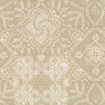 Yardley House R541965D-TAN Lace by Timeworn Toolbox Designs for Marcus Fabrics