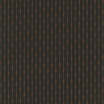 Black Sheep Cottons R171937D-BLACK Bowtie Stripe by Pam Buda for Marcus Fabrics