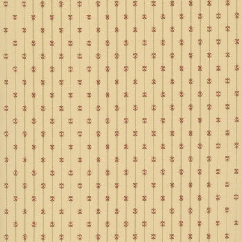 Black Sheep Cottons R171937D-CREAM Bowtie Stripe by Pam Buda for Marcus Fabrics