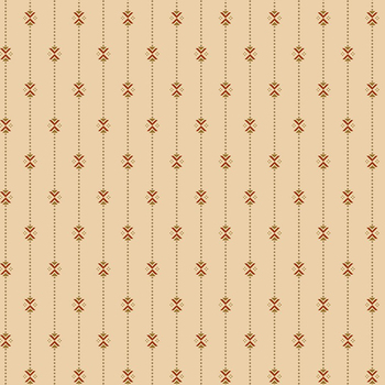 Black Sheep Cottons R171937D-CREAM Bowtie Stripe by Pam Buda for Marcus Fabrics, Image