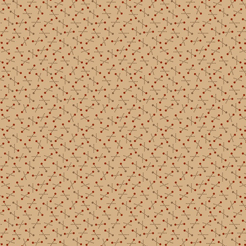 Black Sheep Cottons R171938D-BEIGE Pick Up Sticks by Pam Buda for Marcus Fabrics, Image