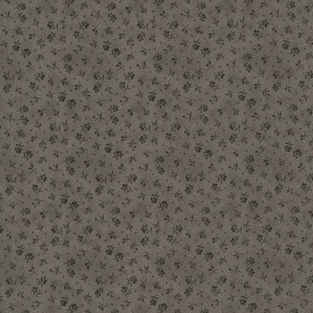 Black Sheep Cottons R171944D-GRAY Country Flowers by Pam Buda for Marcus Fabrics