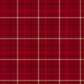Primo Plaids Flannel: Holiday Cheer PP091975-RED by Marcus Fabrics, Image