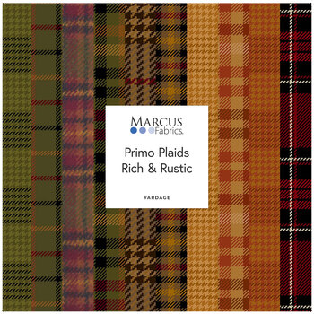 Primo Plaids Flannel: Rich & Rustic  Yardage by Marcus Fabrics, Image