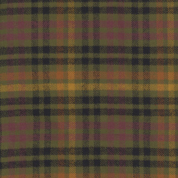 Primo Plaids Flannel: Rich & Rustic PP091967-OLIVE by Marcus Fabrics