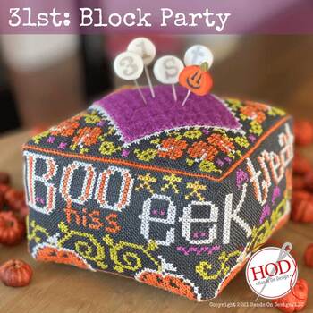 31st - Block Party Cross Stitch Pattern, Image