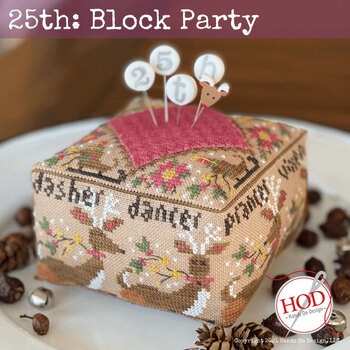 25th - Block Party Cross Stitch Pattern, Image