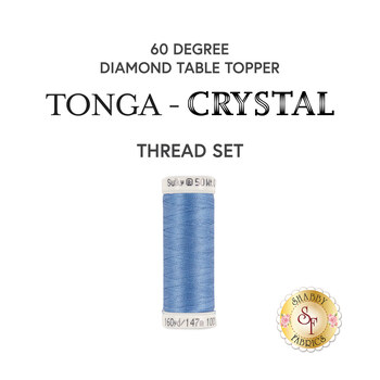  60 Degree Diamond Table Topper - Tonga Crystal - 1pc Appliqué Thread Set, Image