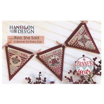Red She Said Cross Stitch Pattern, Image
