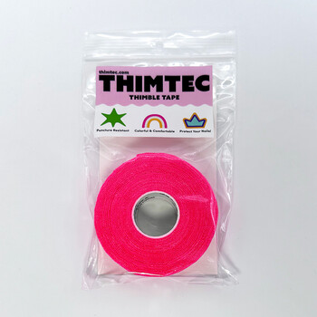 Thimtech Thimble Tape - Neon Flamingo - 3/4" x 45ft, Image