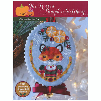 Clementine The Fox Ornament Cross Stitch Pattern, Image