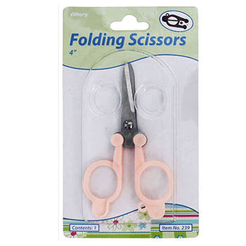 Allary Folding Scissors - Peach, Image