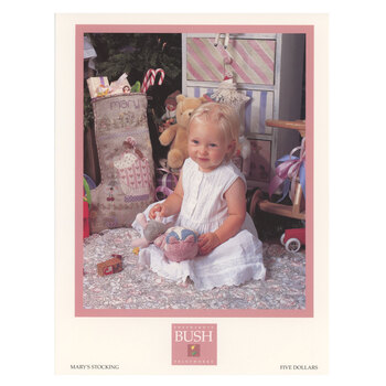 Mary's Stocking Cross Stitch Pattern, Image