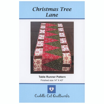 Christmas Tree Lane Table Runner Pattern, Image