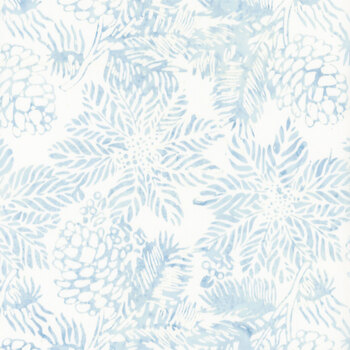 Frosted Wishes 122501700 White by Jerry Khiev for Island Batik, Image