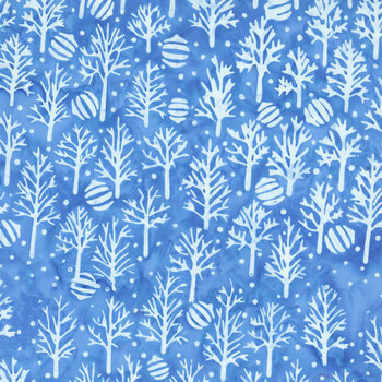 Frosted Wishes 122509540 Blue Azure by Jerry Khiev for Island Batik, Image