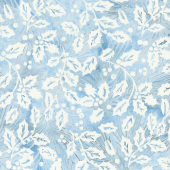 Frosted Wishes 122510510 Blue Sky by Jerry Khiev for Island Batik, Image
