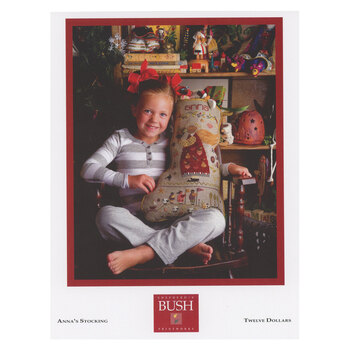 Anna's Stocking Cross Stitch Pattern, Image