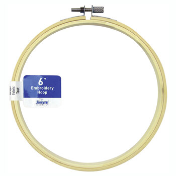 Janlynn Bamboo Embroidery Hoop - 6", Image