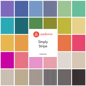 Simply Stripe  Yardage by Andover Fabrics, Image