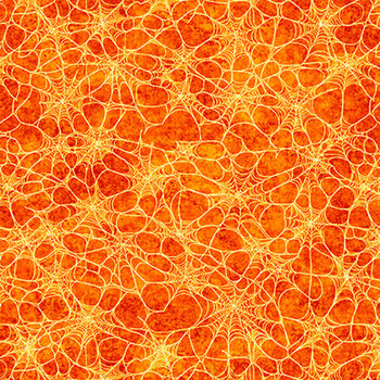 Witchypoo 31941-O Orange by Morris Creative Group for Quilting Treasures Fabrics, Image