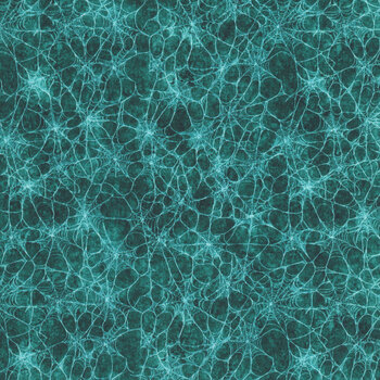 Witchypoo 31941-Q Teal by Morris Creative Group for QT Fabrics