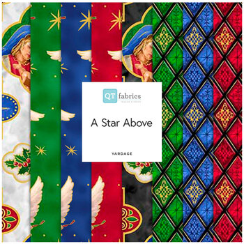A Star Above  Yardage by Marcello Corti for Quilting Treasures Fabrics, Image