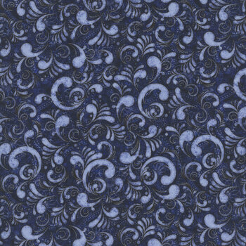 American Country 31996-B Blue by Morris Creative Group for QT Fabrics