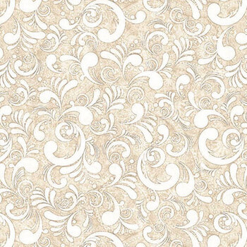 American Country 31996-E Taupe by Morris Creative Group for Quilting Treasures Fabrics, Image