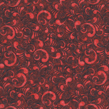 American Country 31996-R Red by Morris Creative Group for QT Fabrics
