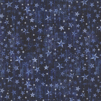American Country 31997-N Navy by Morris Creative Group for QT Fabrics