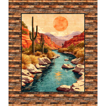Canyonlands 32011-X Multi Panel by Morris Creative Group for Quilting Treasures Fabrics, Image