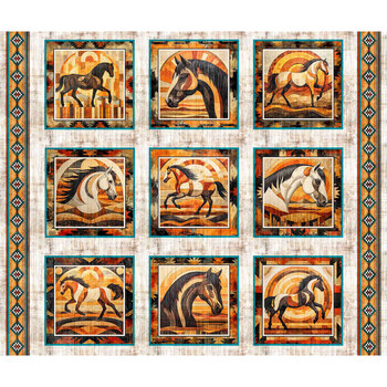 Canyonlands 32012-E Birch Panel by Morris Creative Group for Quilting Treasures Fabrics, Image