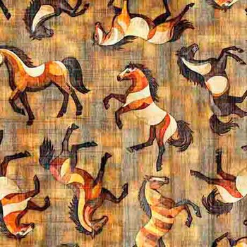 Canyonlands 32016-A Brown by Morris Creative Group for Quilting Treasures Fabrics, Image