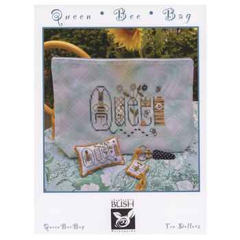 Queen Bee Bag Cross Stitch Pattern, Image
